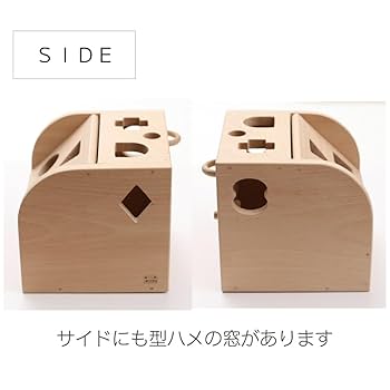 Amazon | 木製おもちゃのだいわ アイデアBOX 8種類の形の積木 型